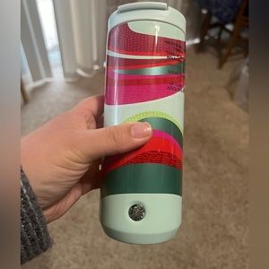 Starbucks holiday tumbler stainless steel